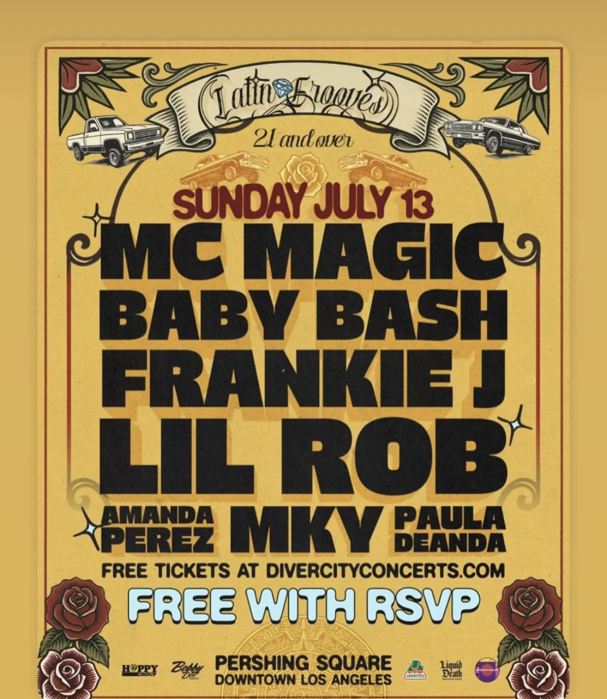 2 Mc Magic Lil Rob Baby Bash Frankie J Concert Tickets