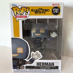1741 Herman (Robot) Funko Pop Movies The Electric State MIB