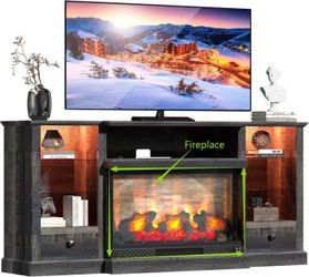 34.6" 3D Electric Fireplace & Remote