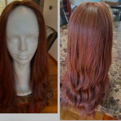 Beautiful Auburn Wig 