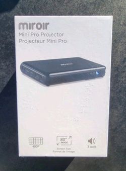 Miroir M190 Mini Pro Projector New Sealed Compact Portable
