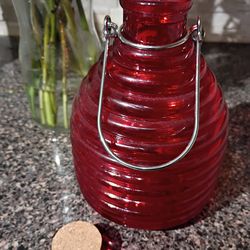 Red glass Wasp trap