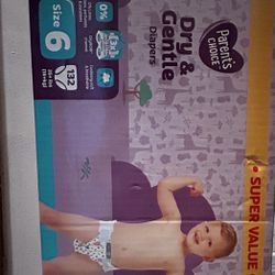 Parents Choice Pampers Size 6 