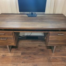 Clybourn Walnet Executive Desk