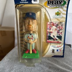 2001 MLB Upper Deck Collectibles, Play Makers Mark McGwire Bobblehead