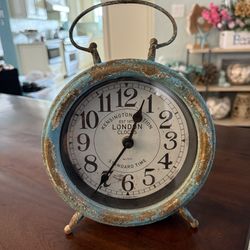 Analog Rustic Desk/shelf Clock 