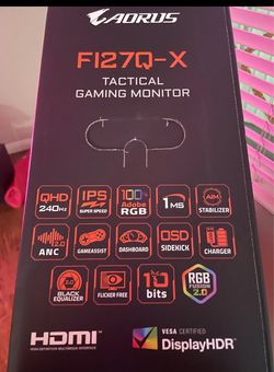 Gigabyte AORUS FI27Q-X 1440p 240HZ
