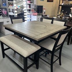Counter Height Dining Table 