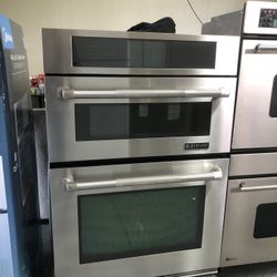 Jenn Air 30”wide Built In Microwave Oven Combo Stainless Steel 