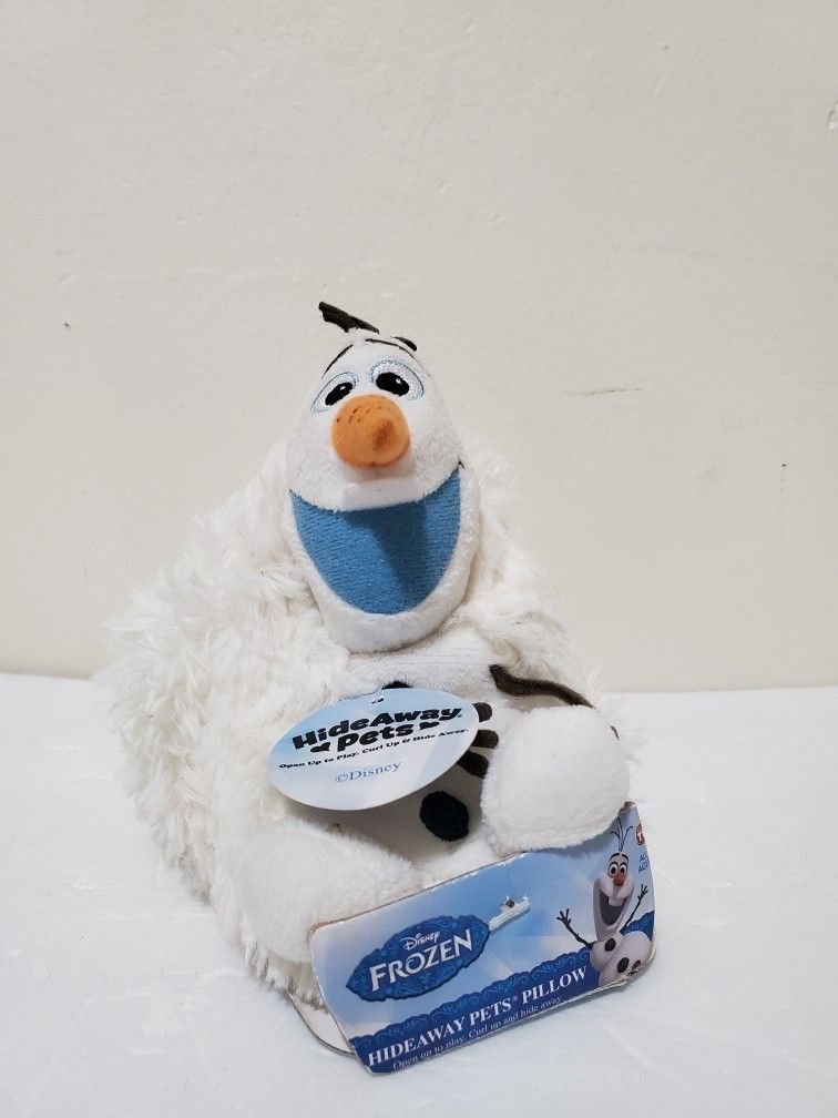 Disney Frozen Olaf Hideaway Pillow Pets Plush Stuffed Animal Toy Soft Gift