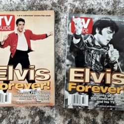 ELVIS PRESLEY TV GUIDE MAGAZINES