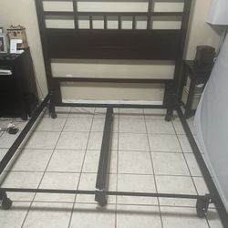 Wood Queen Size Bed Frame 