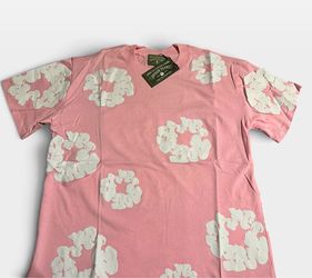 Denim Tears Cotton Wreath T-Shirt Pink