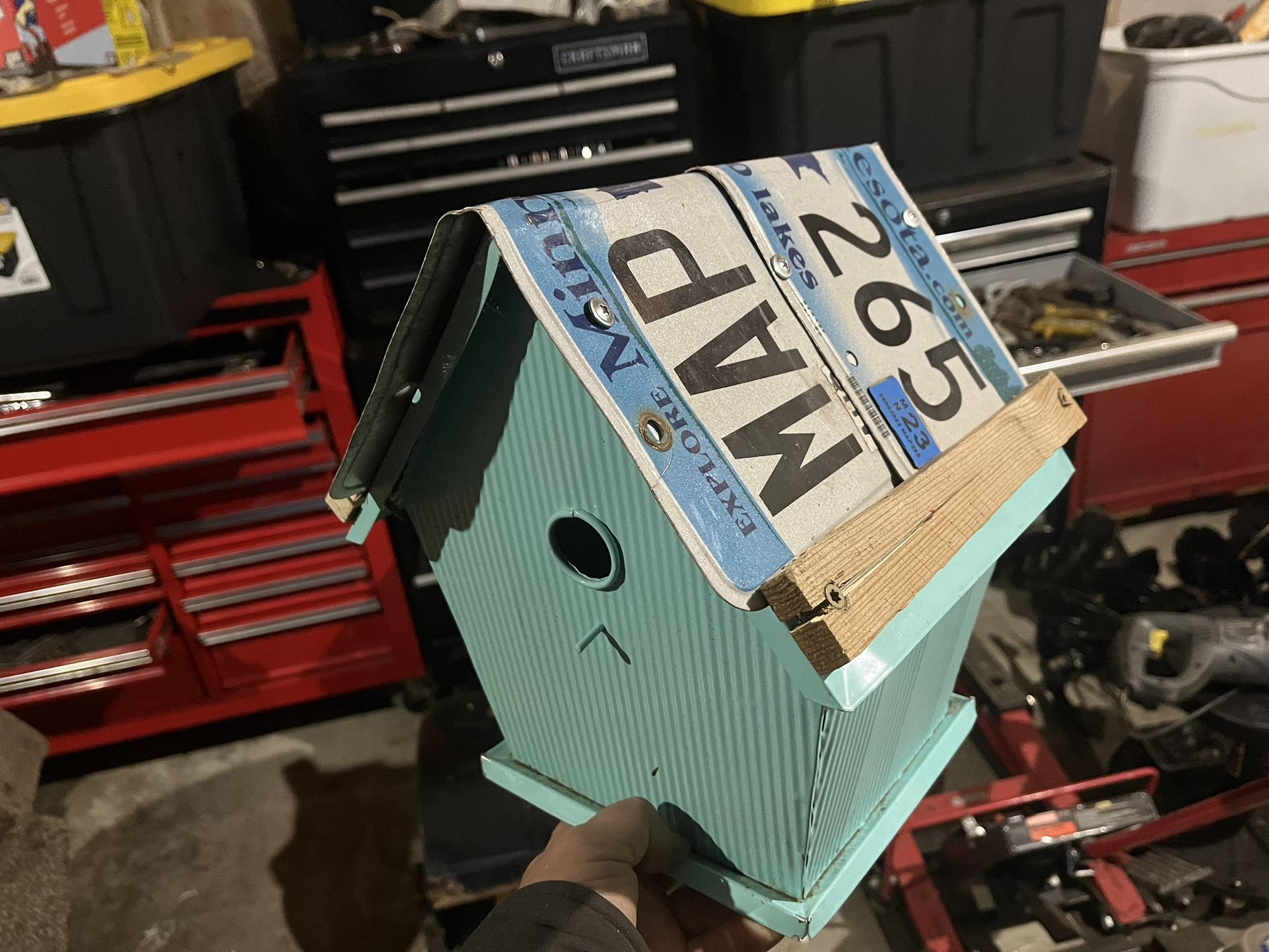 Metal Birdhouse- $30