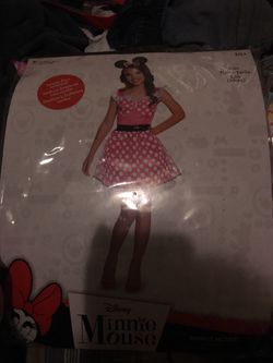 Minnie Mouse costume size (10-12)