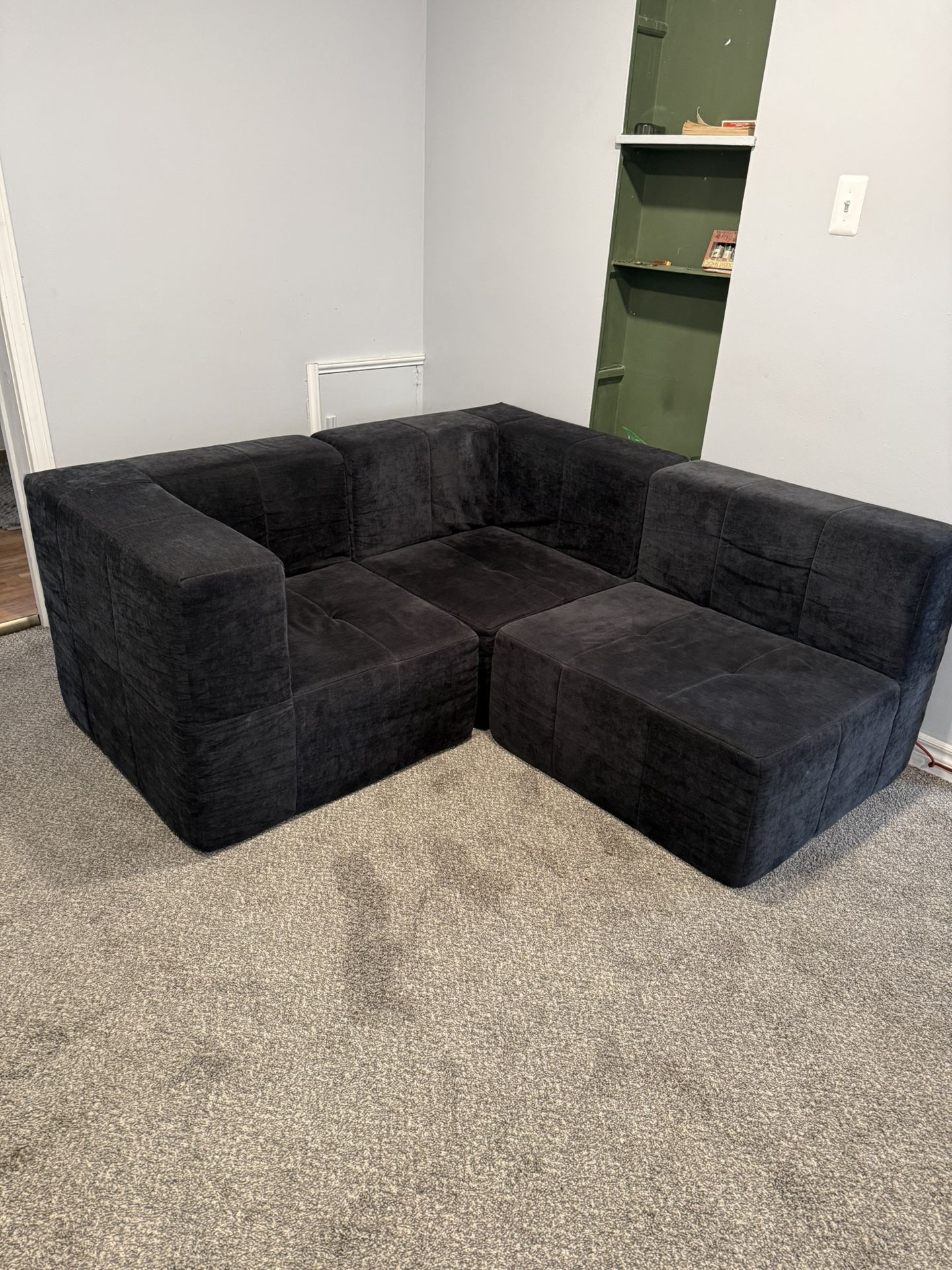 3-Section Modular Sofa