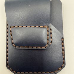 Grounded Works Neo Billfold Money Clip-Blue/Tan