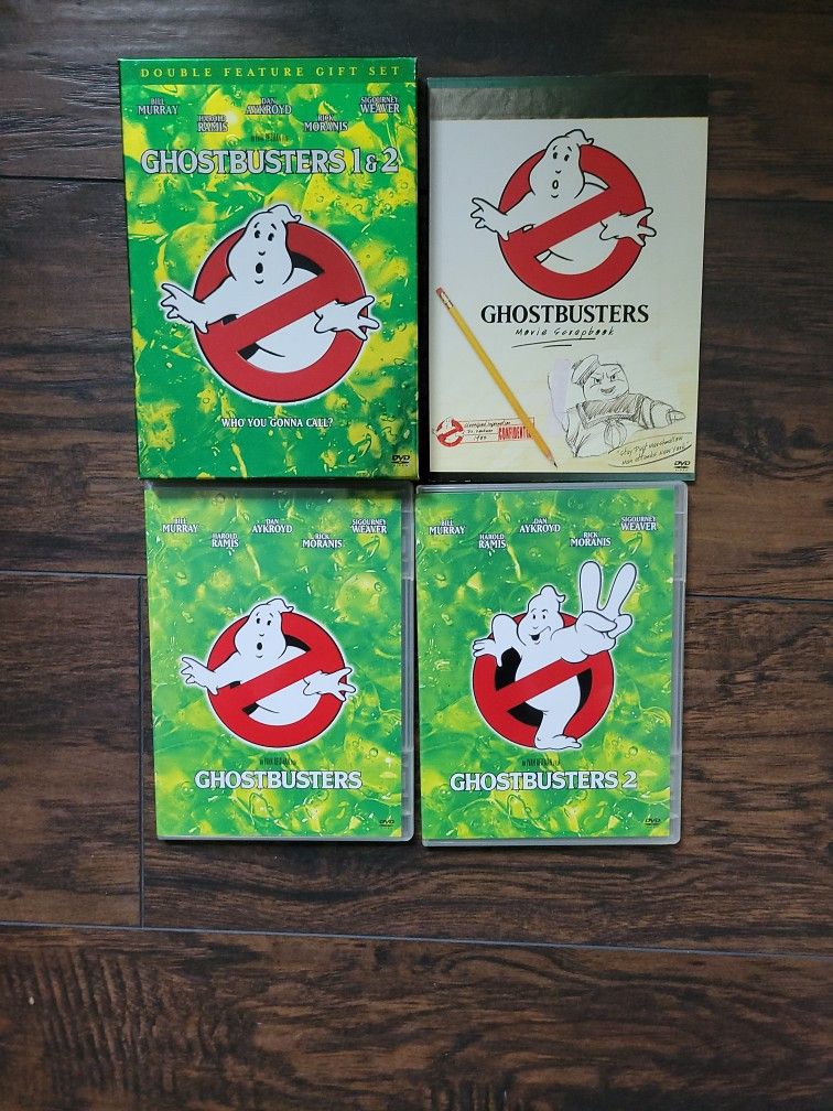 GHOSTBUSTERS 1 AND 2 IN GREAT CONDITION $12.00 ONLY!!