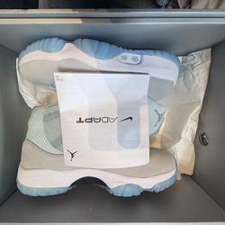 Air Jordan 11 Adapt 'Legend Blue' sneakers (SKU: DO6365-001, Men's Size 11): 