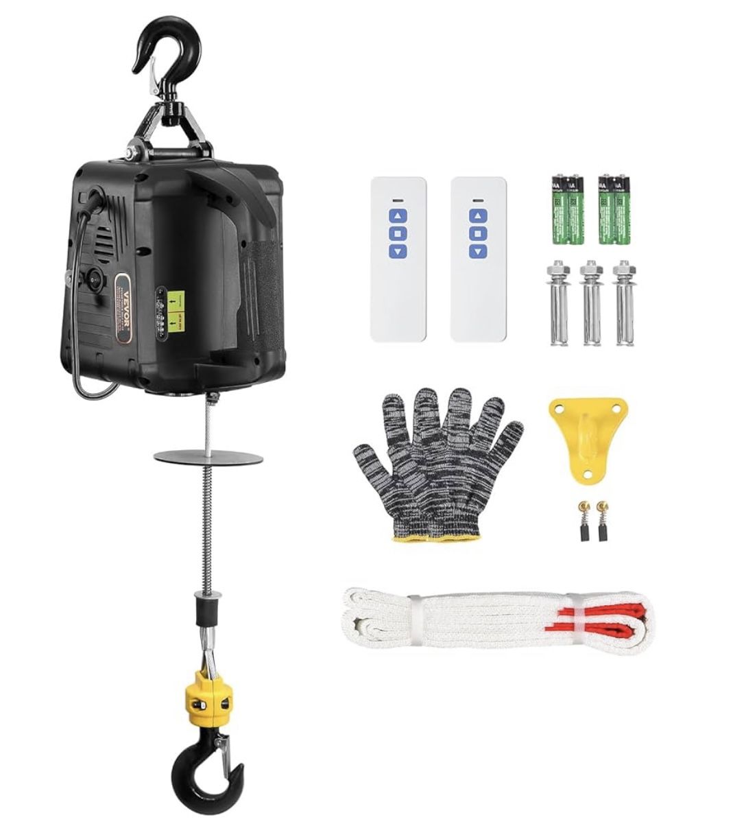 VEVOR Portable Power Electric Hoist - 500-A1