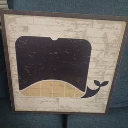Whale Picture  Decor