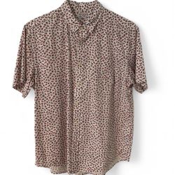 Catch Surf Men’s Floral Short Sleeve Button Down Shirt