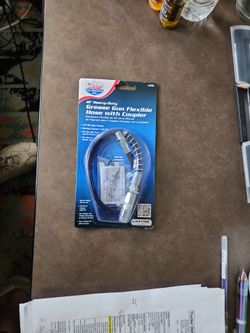 18" Grease Gun Flexible Hose With Coupler