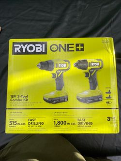 Brand New RYOBI 18V ONE+ 2-Tool Combo Kit – Sealed