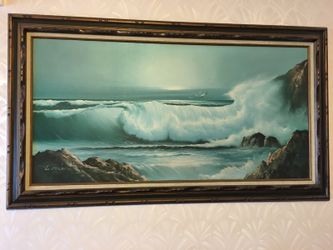 L.minas Painting with beautiful frame