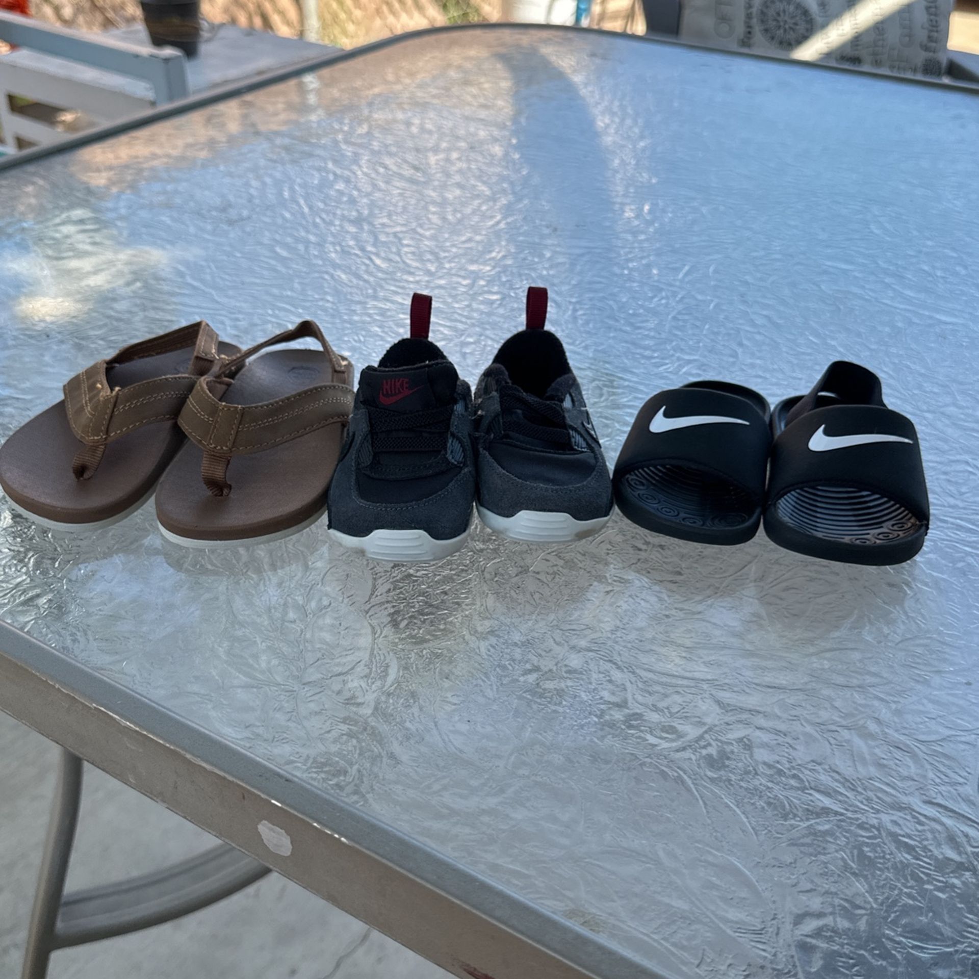 Baby Shoes Sizes: Tan 5. Black Ones 3    $4 Eaxh Or $9 For All