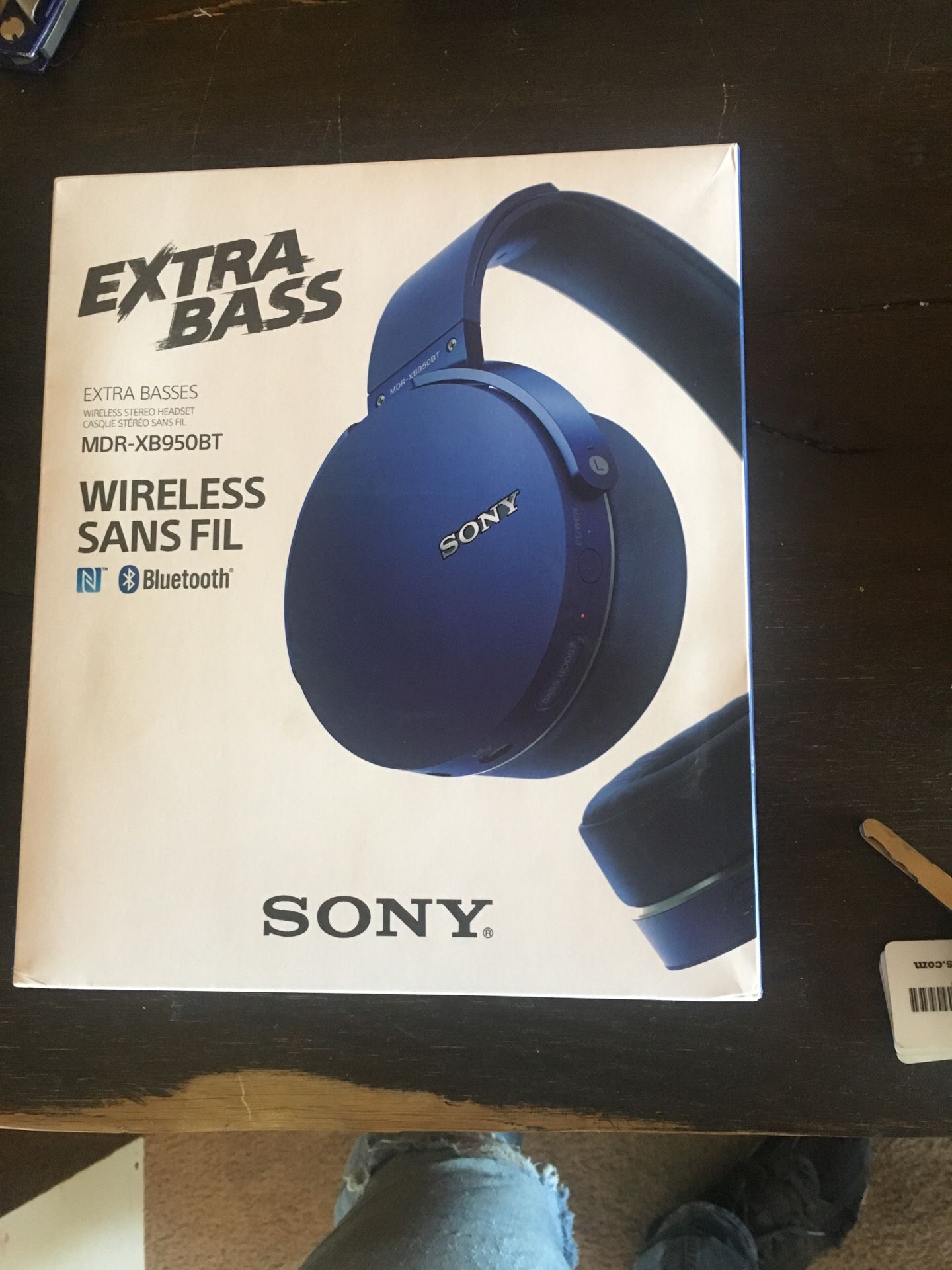 Sony Extra Bass Headphones - Open Box