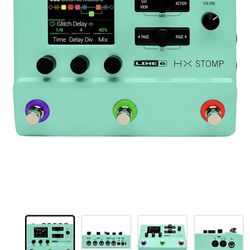 Brand New Line 6 STOMP Seafoam