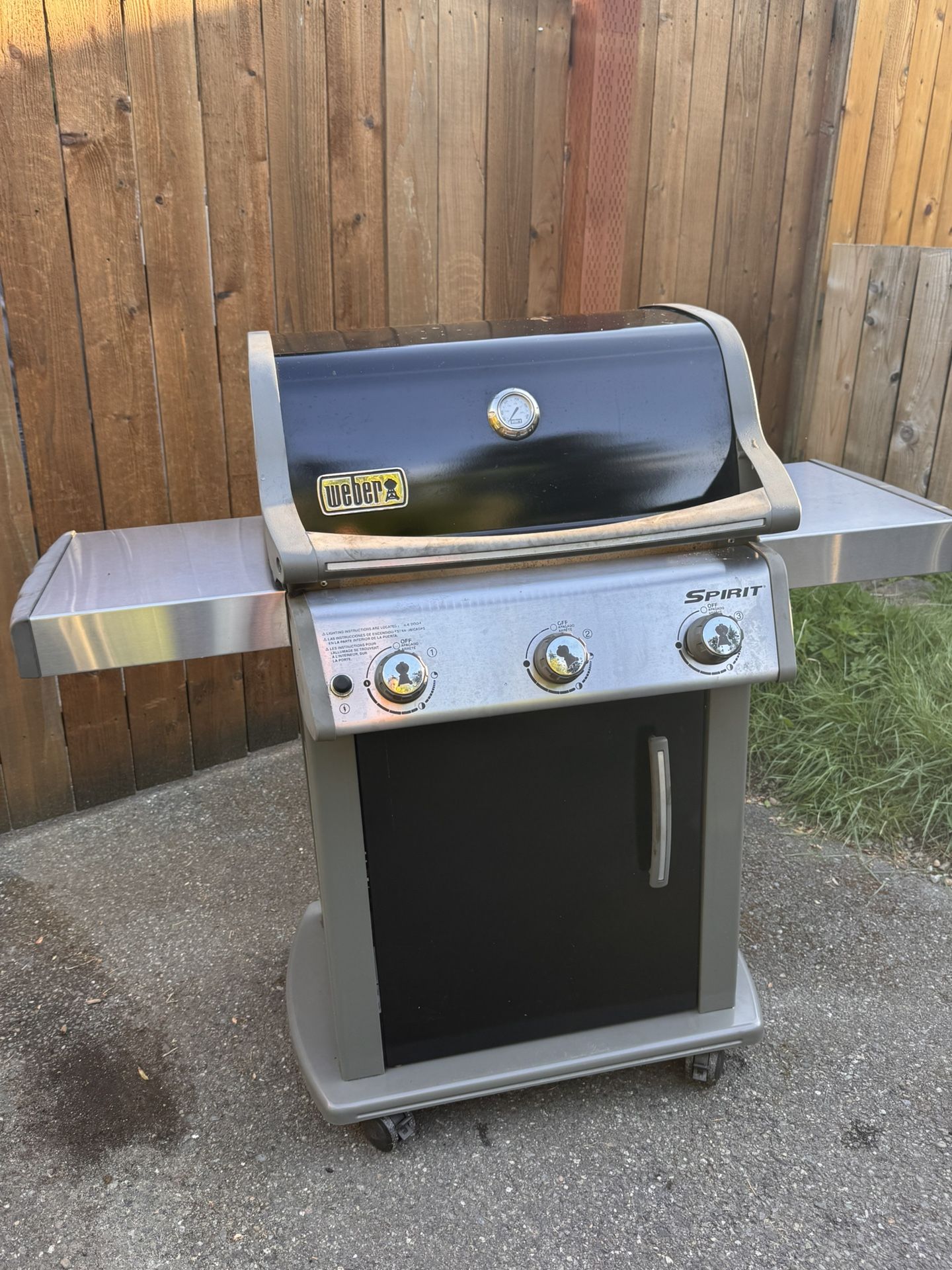 Weber Spirit 3 Burner Propane Grill/BBQ