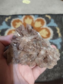 Quartz Crystal Cluster / Natural Mineral Specimen