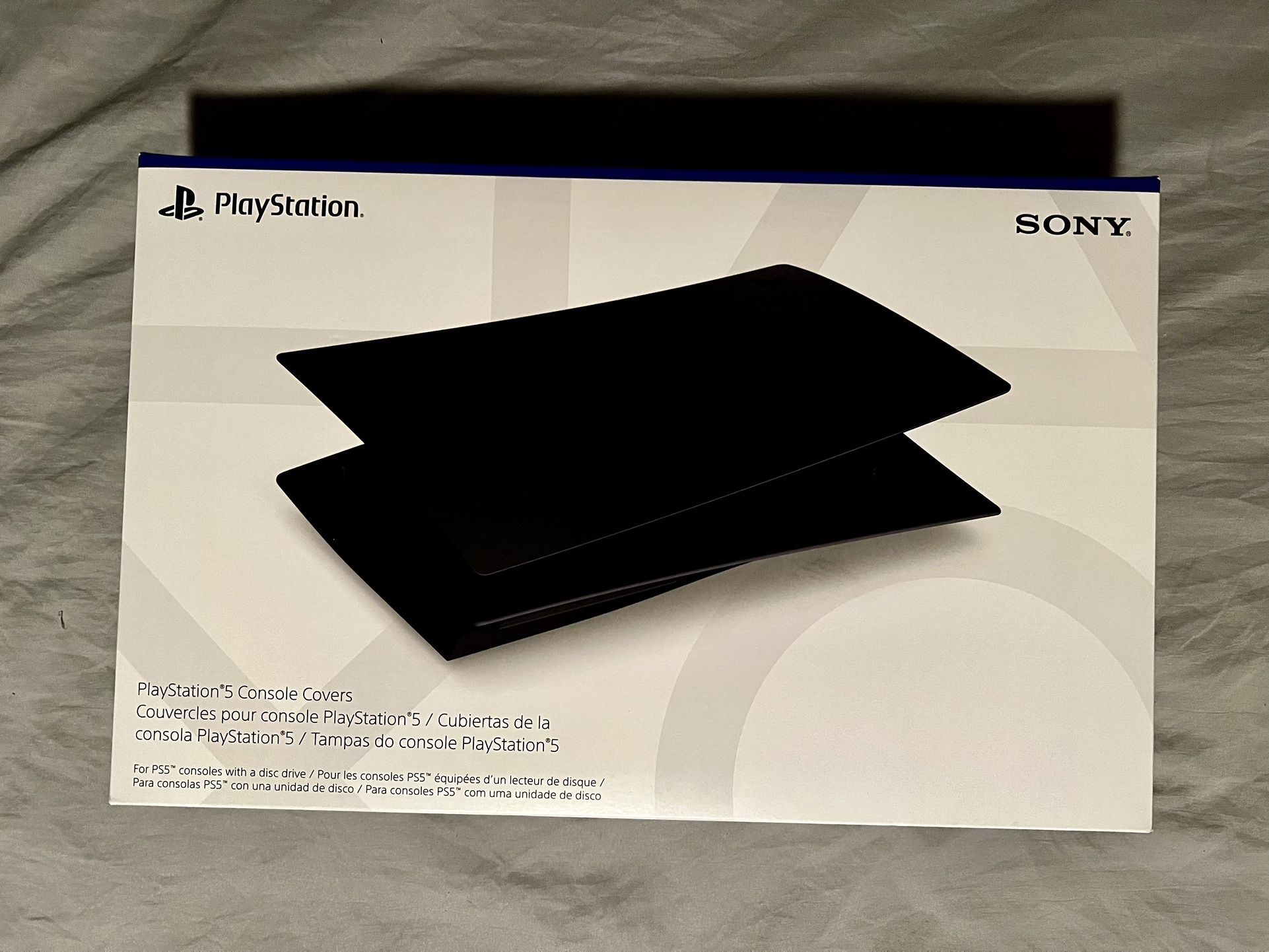 PS5 (disc version) OEM Midnight Black Cover