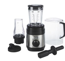 Weston(/Jamba juice Pro Series 32 oz. 11-speed with Sound Shield and 20 oz. Travel Jar Stainless Steel Blender