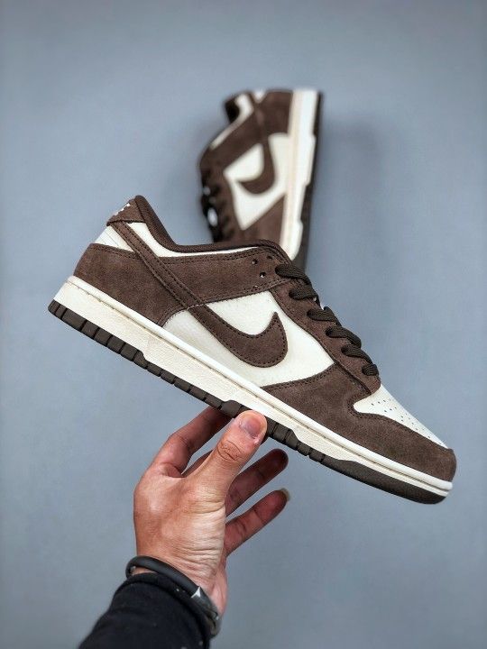 E Nk SB DunkLow White Mocha Board Shoes White Shoes