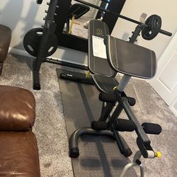 Bench Set Plus Weights 