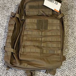5.11 Tactical Rush 72 Coyote NWT 