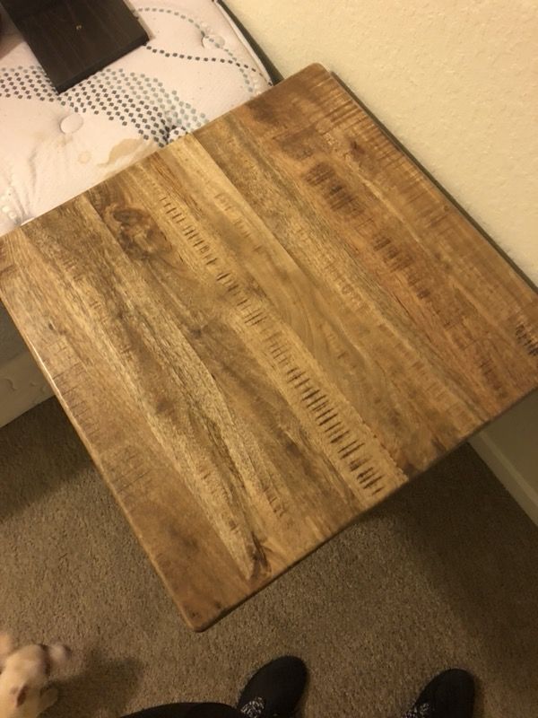 Signature furniture wood coffee table and 2 end tables