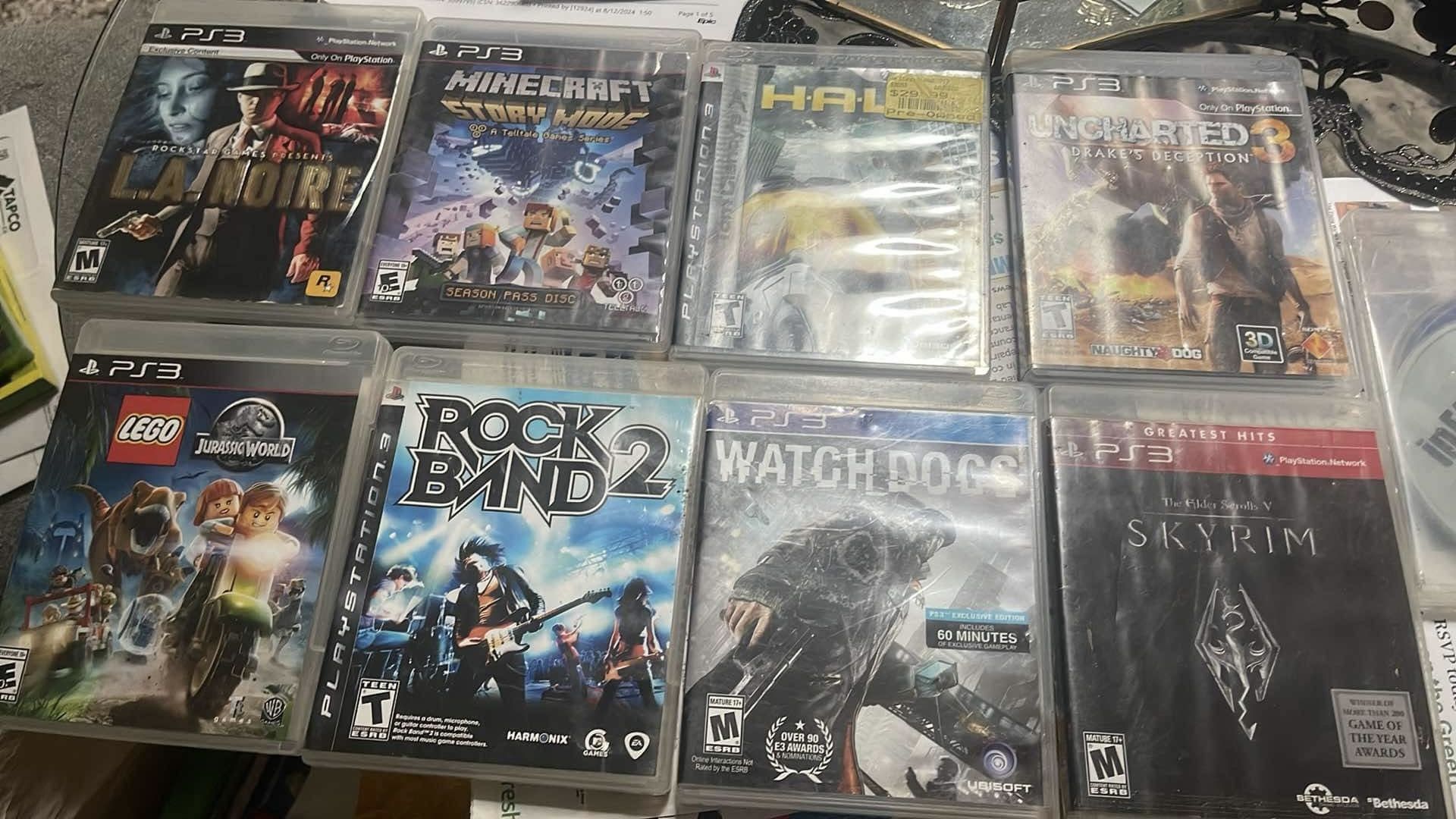 8 PS3 games PreOwned for 25 Plus Free Halo 3 Limited Edition, Xbox 360, 2007