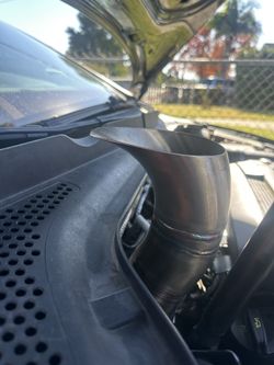 MK7 GTI Hood Exit Exhaust with Tear drop tip