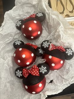 4 Minnie Ornament 