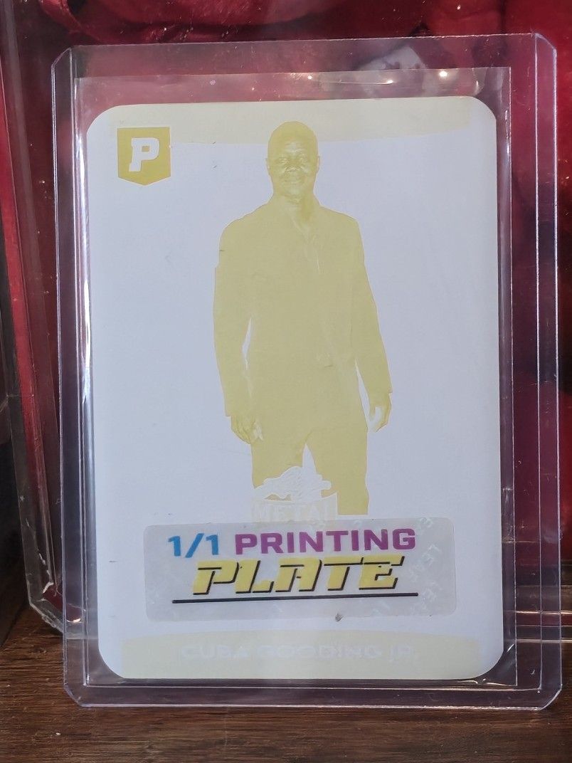 2025 Cuba Gooding Jr.  Leaf Metal 1/1 Printing Plate Card Mint Condition.