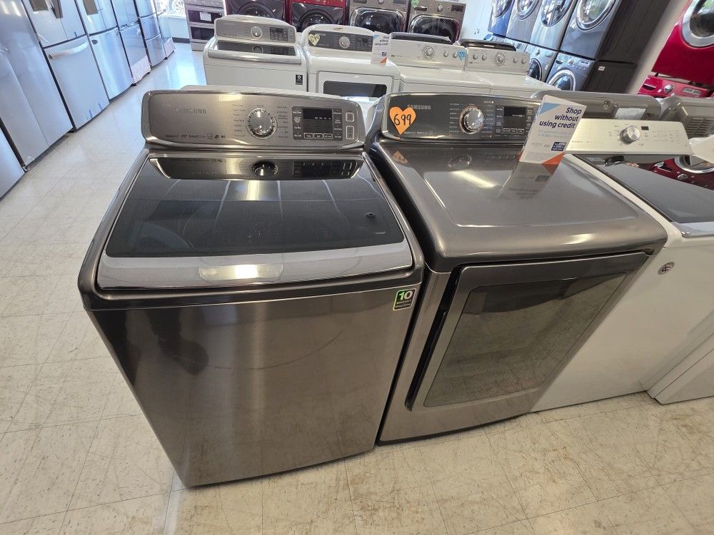 Tap Load Washer And Electric Dryer Set Used In Good Condition With 90days Warranty
