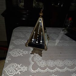 Antique Pyramid Mirror