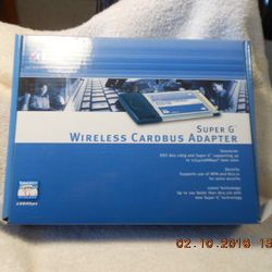 AIRLINK 101 SUPER G WIRELESS CARDBUS ADAPTOR - 802.11b/g - 108Mbpss
