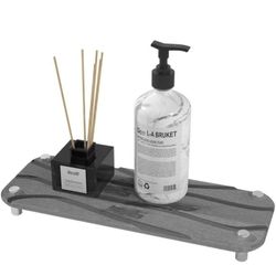 Sink Caddy，Instant Dry Sink Organizer Bathroom Organizer，Diatomaceous Earth Kitchen Sink Organizer Lotions Bottle Drying Rack