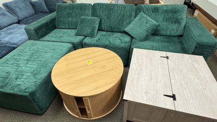 [New in Box] Sectional Couch Modern 108" L Shaped Boneless Cloud Couch with Deep Seat, Sectional Sofa for Living Room Bedroom Apartments Dorms, No Ass