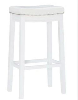 Brand New -Linon Willamette Backless Upholstered Bar Stool